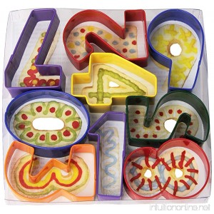 R&M International 1998 Numbers 3 Cookie Cutters Assorted Colors 9-Piece Set - B001E2ALSO